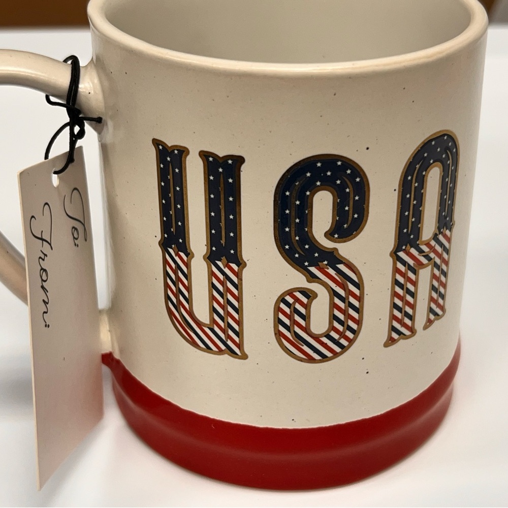 USA Patriotic Mug, NWT